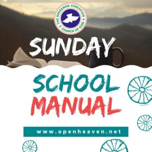 RCCG SUNDAY SCHOOL STUDENT'S MANUAL