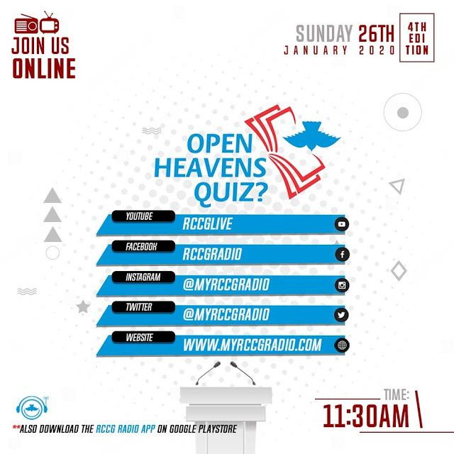 open heavens quiz