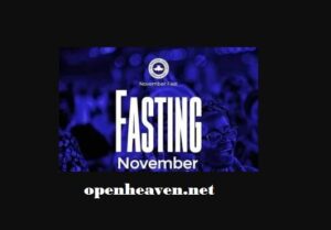RCCG November fasting 2020