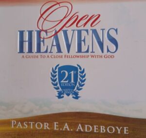 OPEN HEAVENS 2021 July 22 July 23 July 24 July 25 July 26 July 27 July 28 July29 