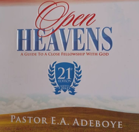 Open heaven January 2021 Thursday January 14