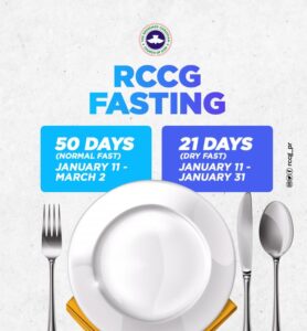 Day 35 RCCG 50 Days Annual Fasting February 14th 2022