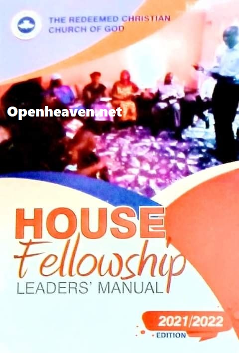 RCCG HOUSE FELLOWSHIP LEADERS' MANUAL SUNDAY 15TH OF MAY 2022 LESSON THIRTY-SEVEN (37)