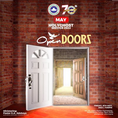 RCCG Holy Ghost Service May 6 2022