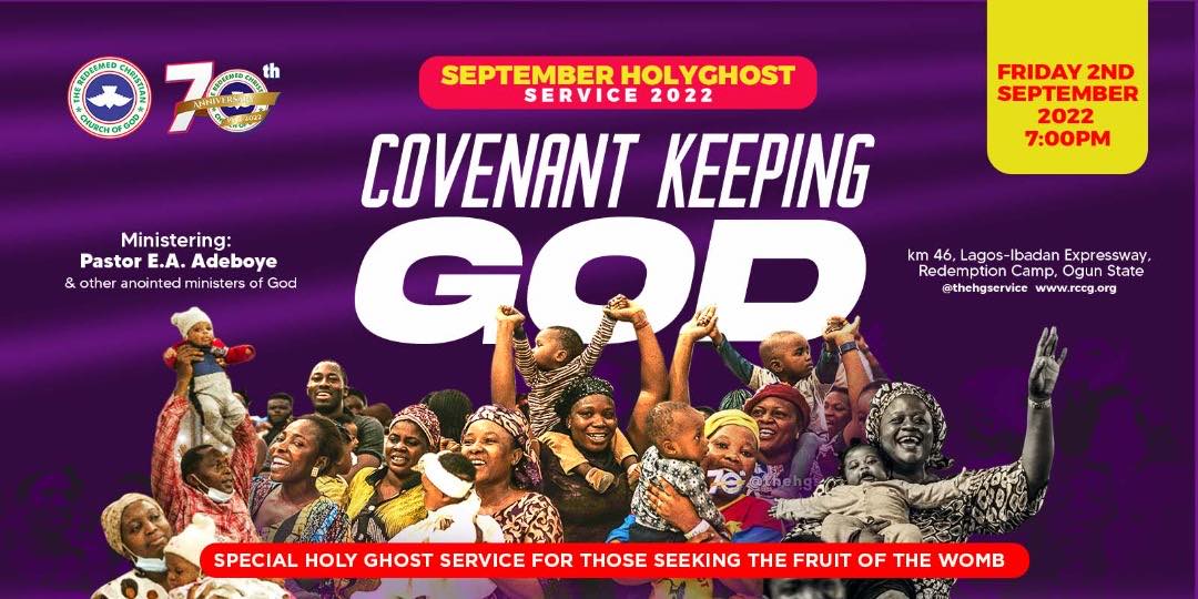 Full Message RCCG HOLY GHOST SERVICE SEPTEMBER 2022