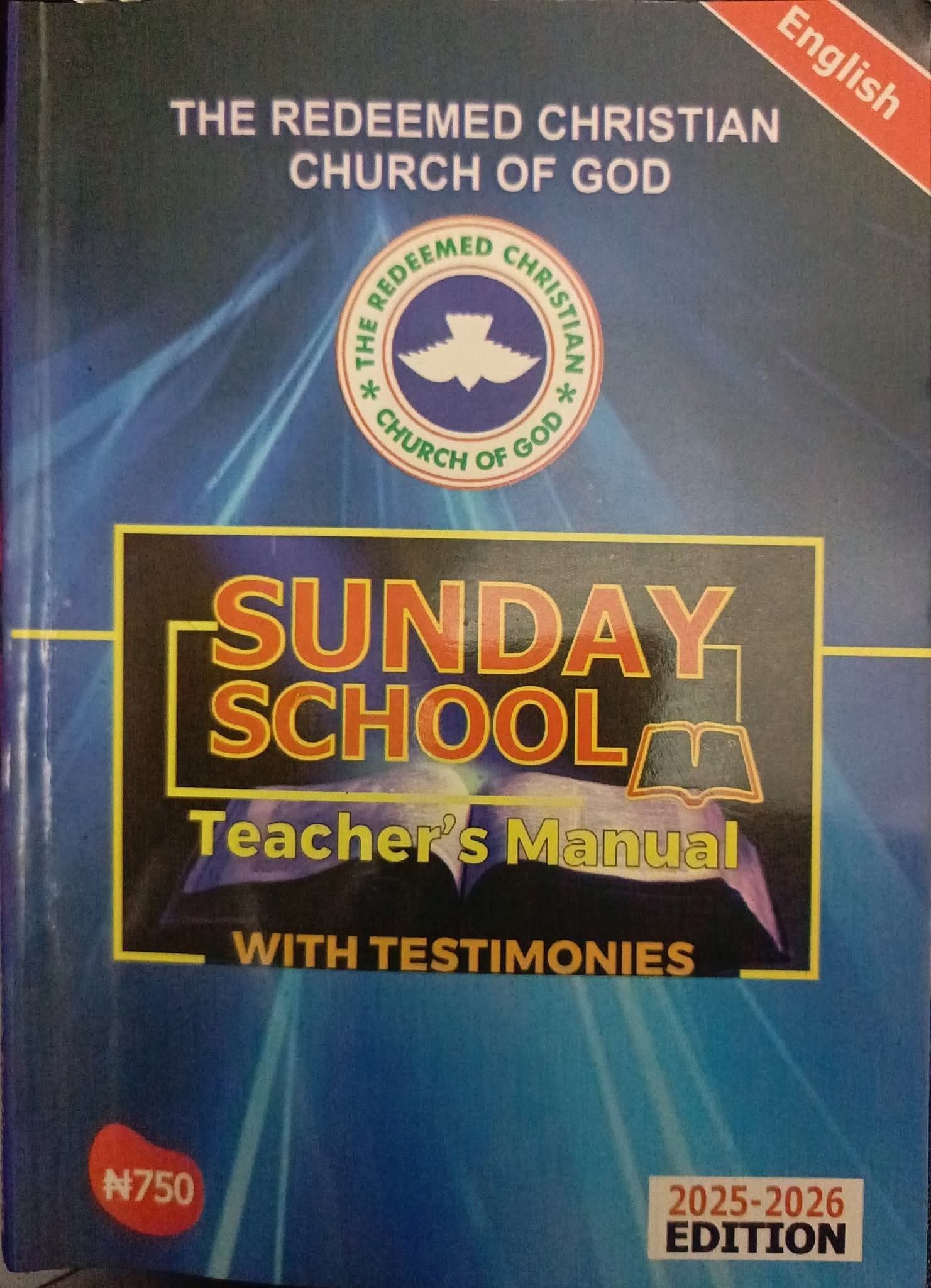 RCCG SUNDAY SCHOOL TEACHER'S MANUAL SUNDAY MARCH 15TH 2026 LESSON: TWENTY-EIGHT (28) Sunday School Manual