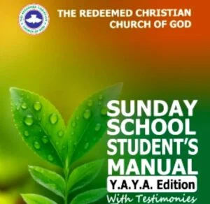 RCCG YAYA Sunday School Students Manual 2026 