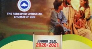 RCCG LOWER JUNIOR ZEAL FOR 2021/2022 AGE 4-5 TEACHER'S MANUAL SUNDAY 7TH OF NOVEMBER, 2021 LESSON TEN (10)