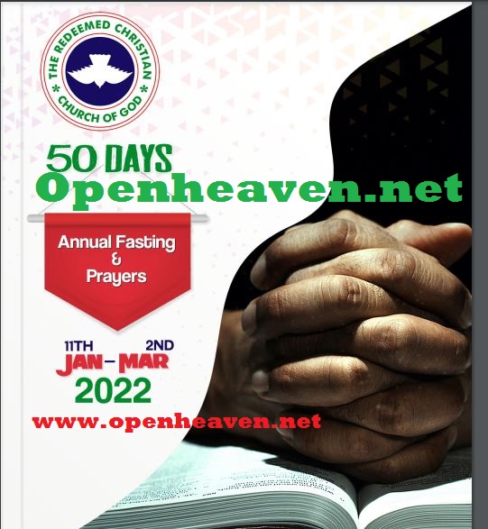 RCCG 2022 50 Days Fasting and Prayer points