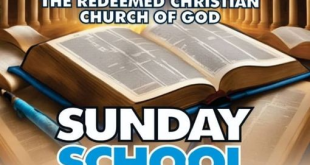 RCCG SUNDAY SCHOOL STUDENT'S MANUAL