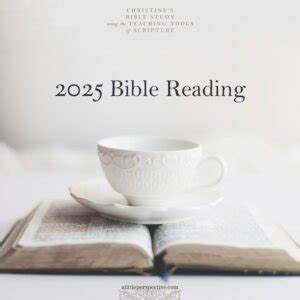 Bible Reading Plan for 2025